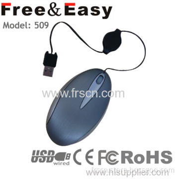 Flat Wired Optical Mouse 